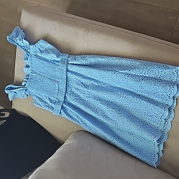 NWT Lilly Pulitzer Ryann Shift in Frenchie Blue Kaleidoscope Eyelet - Picture 9 of 14